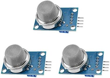 مستشعر جودة الهواء MQ135 من Ximimark (3 قطع) للكشف عن الغازات الخطرة، وحدة متوافقة مع أردوينو