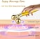 Yeamon 2-IN-1 Beauty Bar 24k Golden Pulse Facial Face Massager,Electric 3D Roller and T Shape Arm Eye Nose Head Massager Instant Face Lift,Anti-Wrinkles,Skin Tightening,Face Firming