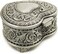falado Wingostore Emboss Alloy Metal Music Box Wind Up and Golden Movement Music Box for Christmas/Birthday/Valentine's Day (HearShapedMetalYMSS, You are My Sunshine