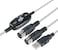 محول كابل USB إلى MIDI من TENINYU، 2 في 1، واجهة لوحة مفاتيح استوديو الموسيقى من الكمبيوتر إلى جهاز المزج، سلك توصيل، محول وحدة تحكم، 16 قناة، يدعم أجهزة الكمبيوتر المحمولة وأجهزة الكمبيوتر التي تعمل