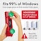 Tyroler Bright Tools The Glider D4 Magnetic Window Cleaner Universal Fits Any Windows thickness In The World 2-40mm Due to Adjustable Force Control. 3M Long Anti-Falling Rope Window Cleaning Tools