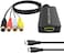 محول Dingsun من S-Video إلى HDMI، ومحول Dingsun AV المركب RCA وS-Video إلى HDMI يدعم دقة 1080p لأجهزة PS One وPS2 وPS3 وNintendo 64 وWII وWII U ومشغلات DVD/DVR/VHS القديمة