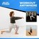 مجموعة أحزمة مقاومة Iron Core Fitness لكمال الأجسام، وزن ثقيل جدًا، حزام أسود وحزام أحمر للسحب لأعلى. مجموعة أحزمة مرونة لتمارين التمدد.