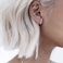 SLUYNZ 925 Sterling Silver Bar Studs Earrings Set for Women Teen Girls Two Pairs of Square Flat Bar Earrings Studs
