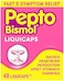 Pepto Bismol Liquicaps, Upset Stomach Relief, Bismuth Subsalicylate, Multi-Symptom Relief of Gas, Nausea, Heartburn, Indigestion, Upset Stomach, Diarrhea, 48 Liquicaps