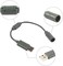 كابل توصيل سلكي بديل من Zerone لجهاز Xbox 360 (رمادي) مع محول USB قابل للفصل