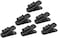 Mini Skater Mini Skater 1 Inch Length Small Earphone Wire Clip Headphone Mount Cable Clothing Clip Earbud Clip to Keep Earphone/Microphone Cord in Place for 1.5mm Wire Diameter Round Wire Earphone,6Pc