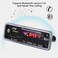 fosa DC 5V/12V Bluetooth 5.0 Audio Decoder Board Audio Module USB AUX SD FM Radio Lossless MP3/WMA/WAV/FLAC/APE Decoder Board Module, Colors Screen Display(Black