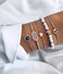 VONRU Unew Beaded Bracelets for Women - Adjustable Charm Pendent Stack Bracelets Set for Women Girl Friendship Gift Bracelet Links