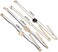 VONRU Unew Beaded Bracelets for Women - Adjustable Charm Pendent Stack Bracelets Set for Women Girl Friendship Gift Bracelet Links