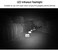 Souyos IR Illuminator Flashlight,LED 850nm Infrared Flashlight,Adjustable Focus Night Vision Torch Light for Hunting Varmint Coyote Hog Fox (Infrared Flashlight