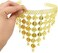 Honbay Belly Dance Hair Hoop Indian Dance Headband Tribal Headband with Bells and Coin Ornaments