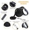 Fida Retractable Dog Leash Large Breed, Heavy Duty 16 ft Dog Walking Leash, up to 110 lbs, 360&deg; Tangle Free, Black