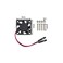 Easycargo Raspberry Pi 4 Heatsink Fan Kit, Cooler 30mm Fan Heatsink for Raspberry Pi 5 4 3 Electronics Robotics Development Boards DIY 3007 30x30x7mm 5V 3.3V Quite Mini Fan Small (Black 2 Pack