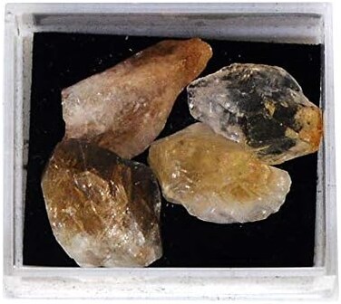 fengshuisale Natural Citrine Point Healing Crystal Stone for Luck,Success,Making Changes,Confidence in Business,Creativity,and Inspiring Passion Home Decor (Citrine Point