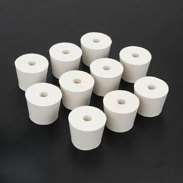 Enjoyist 10 Pack Drilled Natural Rubber Stopper6