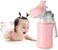 ONEDONE Travel Urinal Portable Potty Pee Cup for Kids Girls Urinal Emergency Toilet for Camping Car Travel and Kid Potty Pee Training Pee Bottle for Toddlers Kids Children Baby Girls(Pink