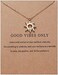 Clavicle Necklace with Blessing Gift Card - Dainty Gold Necklace Sun Feather Necklace for Women - Pendant Necklace Silver Dainty Necklace Layered Choker Necklace - Cute Necklace for Women with Charm