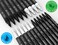 TOOLI-ART 21 Black And White Acrylic Paint Pens Markers Set 0.7mm Extra Fine And 3.0mm Medium Tip For Rocks,Canvas,Most Surfaces. Non Toxic, Quick Dry