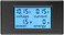 KETOTEK Amp Volt Watt Kwh Meter Tester Panel Digital 4 in 1 Ammeter Voltmeter Multimeter 12V DC 6.5-100V 20A, Voltage Current Power Energy Usage Monitor LCD Display Car Motorbike Solar