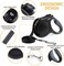 Fida Retractable Dog Leash for Small Dog up to 12Kg, JFA Series, 16ft Tape Small Black