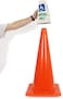SmartSign &ldquo;Handicapped Parking Only&rdquo; Bright Reflective Cone Message Sleeve, [Cone Not Included]