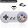 SAFFUN iNNEXT 2 Pack 2.4 GHz Wireless USB Controller Compatible with Super Famicom Games, iNNEXT SNES Retro USB PC Super Classic Controller for Windows PC MAC Linux Genesis Raspberry Pi Retropie (Mult