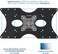 VIVO Steel VESA LCD LED TV Mount Adapter Plate Bracket for Screens 32" to 55"Conversion Kit for VESA up to 400x200mm (MOUNT-AD4X2