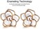 AllenCOCO Rose Flower Stud Earrings for Women Sensitive Ears, Hypoallergenic Cute Gold And Silver Rose Flower Earrings Studs for Women Nickel Free