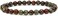 Angelstones 'Handmade Gem Semi Precious Gemstone 6mm Round Beads Stretch Bracelet 7'' Unisex'