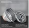 Highcraft 9733-2 Kitchen Sink (3-1/2 InchStainless Steel Drain Assembly With Strainer Basket-and Rubber Stopper, Pack of 2, 3.5