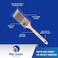 Pro Grade Paint Brush Set - 3-Pack - 2" Angle Brushes for All Latex and Oil PaintsStains - Home Improvement - InteriorExterior Use