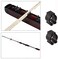 MALUAN Very Big Size 24 PCS Billiards Snooker Cue Locating Clip Holder Regular Fishing Rod Storage Clips Black for Pool Cue Racks,Holding Hole Size 2.3cm/0.95", Or usesd for Fishing Rod Storage Rack