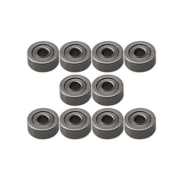 CNBTR 2x6x2.5mm Bearing Steel Mini Groove Ball Bearings Sliding Wheels DIY Industry MR62ZZ Pack of 10