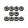 CNBTR 2x6x2.5mm Bearing Steel Mini Groove Ball Bearings Sliding Wheels DIY Industry MR62ZZ Pack of 10