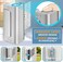 WINONLY Home Security Door Reinforcement Lock - Upgraded Safety Childproof Door Locks Hardware for Inward Swinging Door, Extra Night Add a Lock Inside Withstands 800lbs Deadbolt Latch, Guard Bedroom P