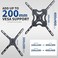 VIVO Steel VESA Extension Mount Adapter Brackets for Screens 32 to 55 inch LCD LED TV, Conversion Plate Kit for VESA up to 400x400mm (MOUNT-AD400B