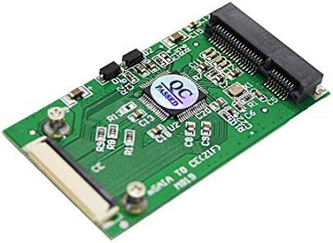 محول كابل Ximimark Mini PCI-E mSATA إلى CE ZIF 1.8 بوصة SSD إلى 40 دبوس ZIF CE