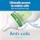 Dr. Brown's Natural Flow Anti-Colic OptionsWide-Neck Glass Baby Bottles 9 oz/270 mL, with Level 1 Slow Flow, 3 Pack, 0m