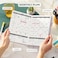 Clever Fox Daily Planner &ndash; Undated Planning Notebook with Hourly ScheduleTo-Do List &ndash; Personal Day TaskWork Organizer, 6 Months (Rose Gold