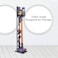 BRIGHTSHOW Dyson Vacuum Stand, Stable Metal Storage Bracket Stand Docking Station Accessories Holder for Dyson Handheld Vacuum Cleaner V15 V11 V10 V8 V7 V6 Cordless Stick Vacuum Cleaners (Grey