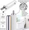 RELIANCER Foldable Toilet Grab Bar 304 Stainless Steel Medical Safety Shower Handrails Anti Slip Bathroom Seat Support Bar Flip-Up Bathtub Grab Arm Bar Hand Grips for Disabled Elderly Handicap Pregnan