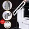 RELIANCER Foldable Toilet Grab Bar 304 Stainless Steel Medical Safety Shower Handrails Anti Slip Bathroom Seat Support Bar Flip-Up Bathtub Grab Arm Bar Hand Grips for Disabled Elderly Handicap Pregnan