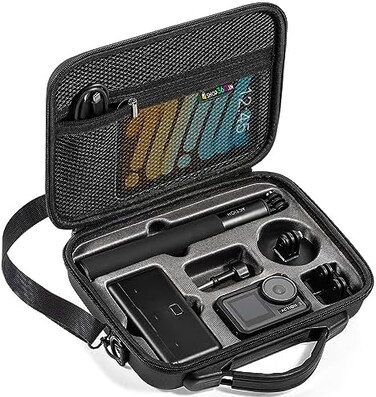 Tomat Osmo Action 3 Carrying Case for DJI Osmo Action 3/Action 4 Camera Accessories Hard Shell Bag Travel Case Compatible with DJI Action 3/Action 4 Adventure Combo