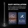 Rydonair Antenna Compatible with 1990-2023 Dodge Ram 1500 2500 35007 inches Rubber Antenna ReplacementDesigned for Optimized FM/AM Reception