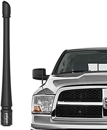Rydonair Antenna Compatible with 1990-2023 Dodge Ram 1500 2500 35007 inches Rubber Antenna ReplacementDesigned for Optimized FM/AM Reception
