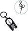 AceCamp Munkees Mini Folding Scissors Keychain, Stainless Steel PortableFoldable Travel Cutter Pocket Key Ring, Small Key Chain Scissor Tool for Crafting, Emergency, Survival, Camping, OutdoorsMore