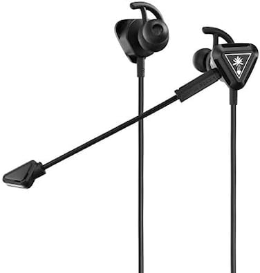 سماعة رأس Turtle Beach Battle Buds للألعاب داخل الأذن، مناسبة للألعاب على الأجهزة المحمولة، نينتندو سويتش، إكس بوكس ​​ون، بلاي ستيشن 4، بلاي ستيشن برو، والكمبيوتر الشخصي - أسود