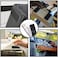 CANOPUS Dual Lock Reclosable Fastener SJ3550 250 Black, with Box Cutter (1PCand Razor Replacement (2PCs0.5 in x 6 ft CA