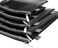 Topfinder Clear Cosmetic Bags Zip Makeup Mesh Bags Pencil Case Pouch Travel Toiletry Kit Set Storage Case (Black